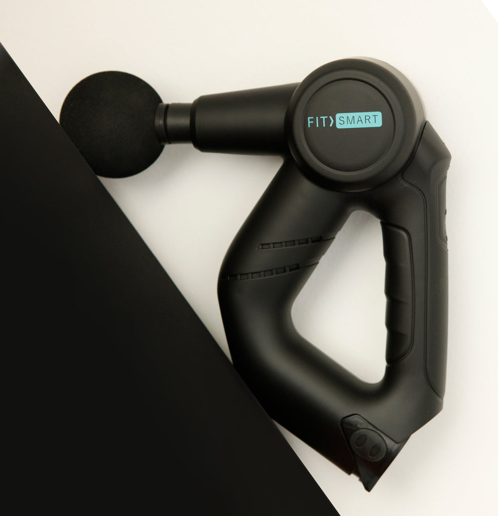 FitSmart Pro Vibration Therapy Massage Device Black, White
