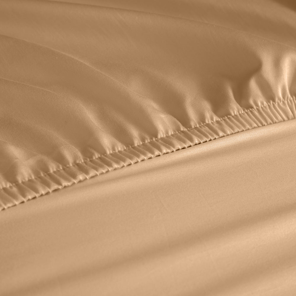 Royal Comfort 1000 Thread Count Fitted Sheet Cotton Blend Ultra Soft Bedding King Linen
