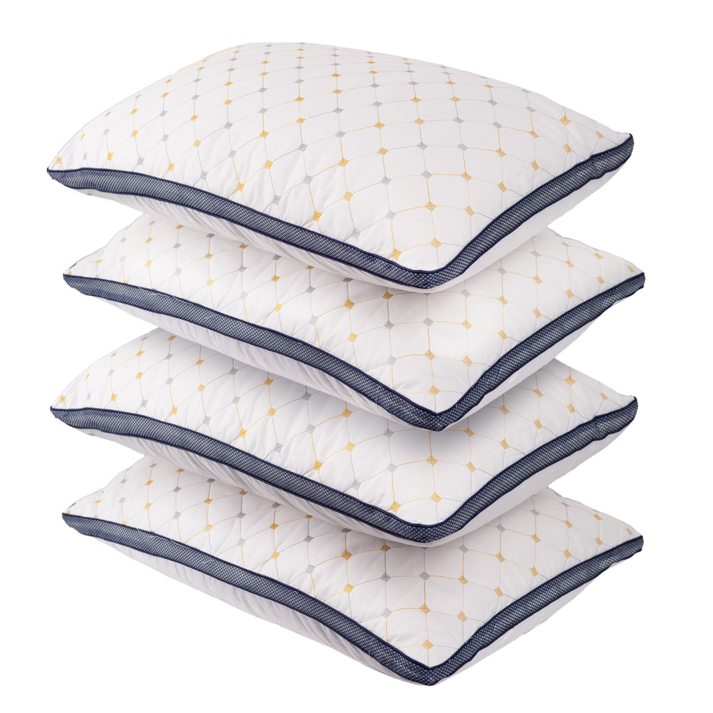 Royal Comfort Luxury Air Mesh Pillows Hotel Quality Checked Ultra Comfort 4 Pack White