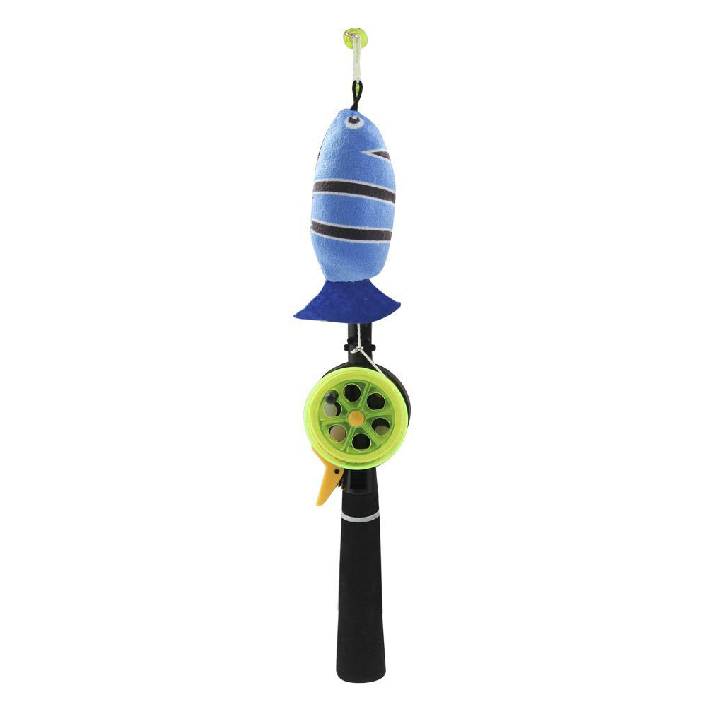 Paws &amp; Claws 35cm Go Fish Rod Cat Toy - Assorted