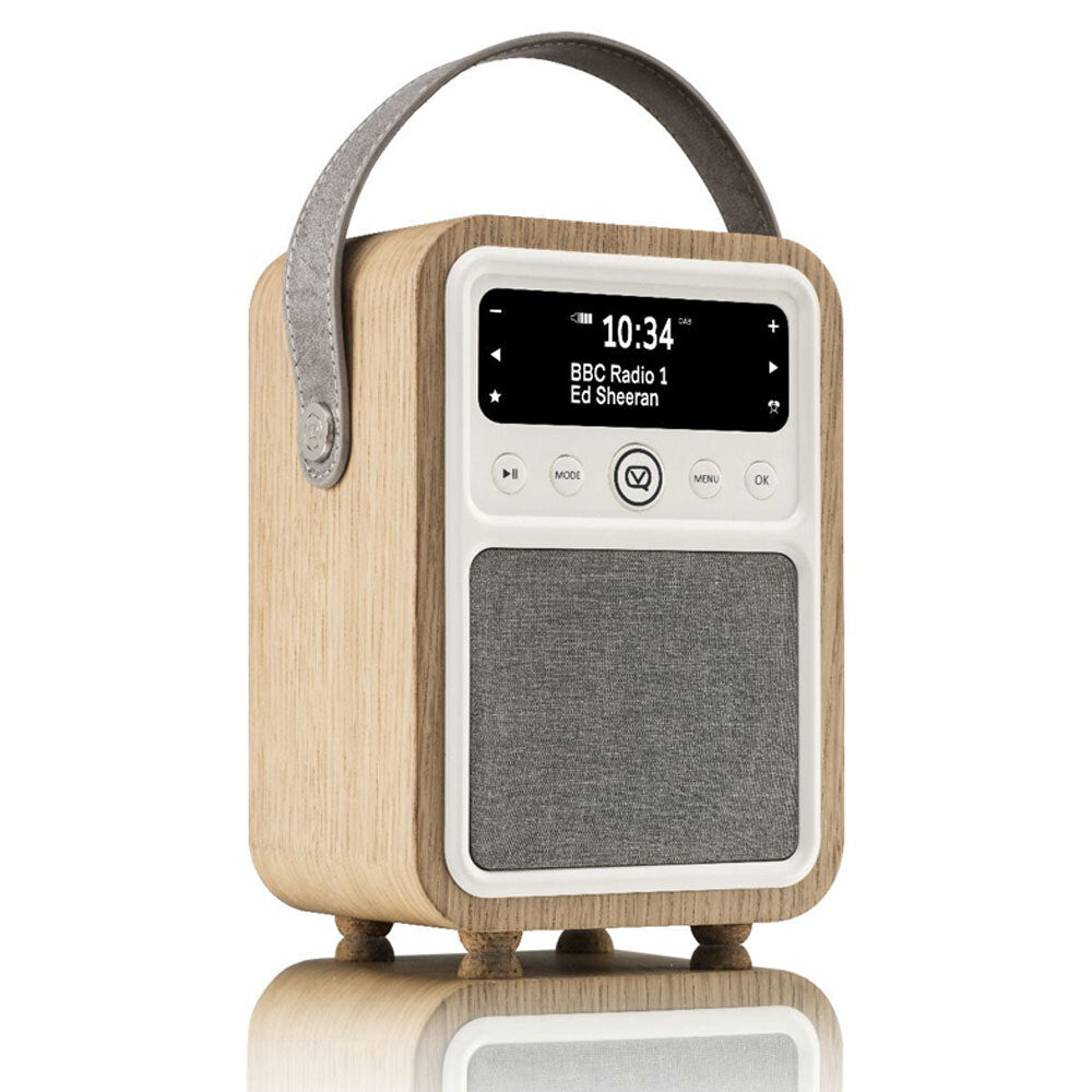 VQ Monty Retro DAB+ Digital &amp; FM/AM Bluetooth Radio - Oak