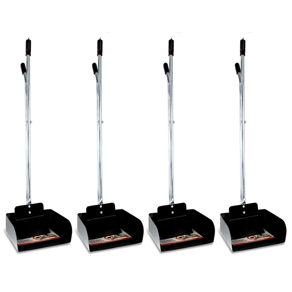 4PK Paws &amp; Claws Durable Metal Pooper Scooper