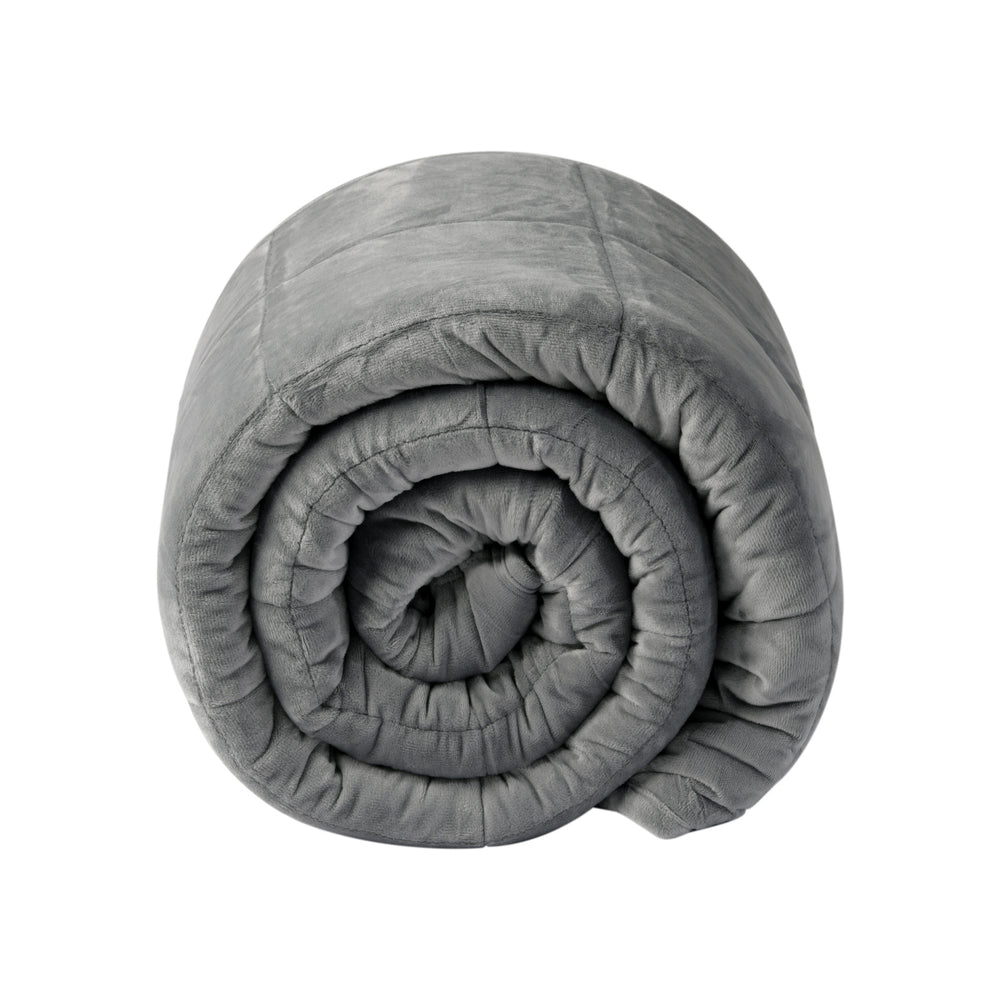 Dreamaker Calming Soft Weighted Blanket Grey 122x183cm 9kg