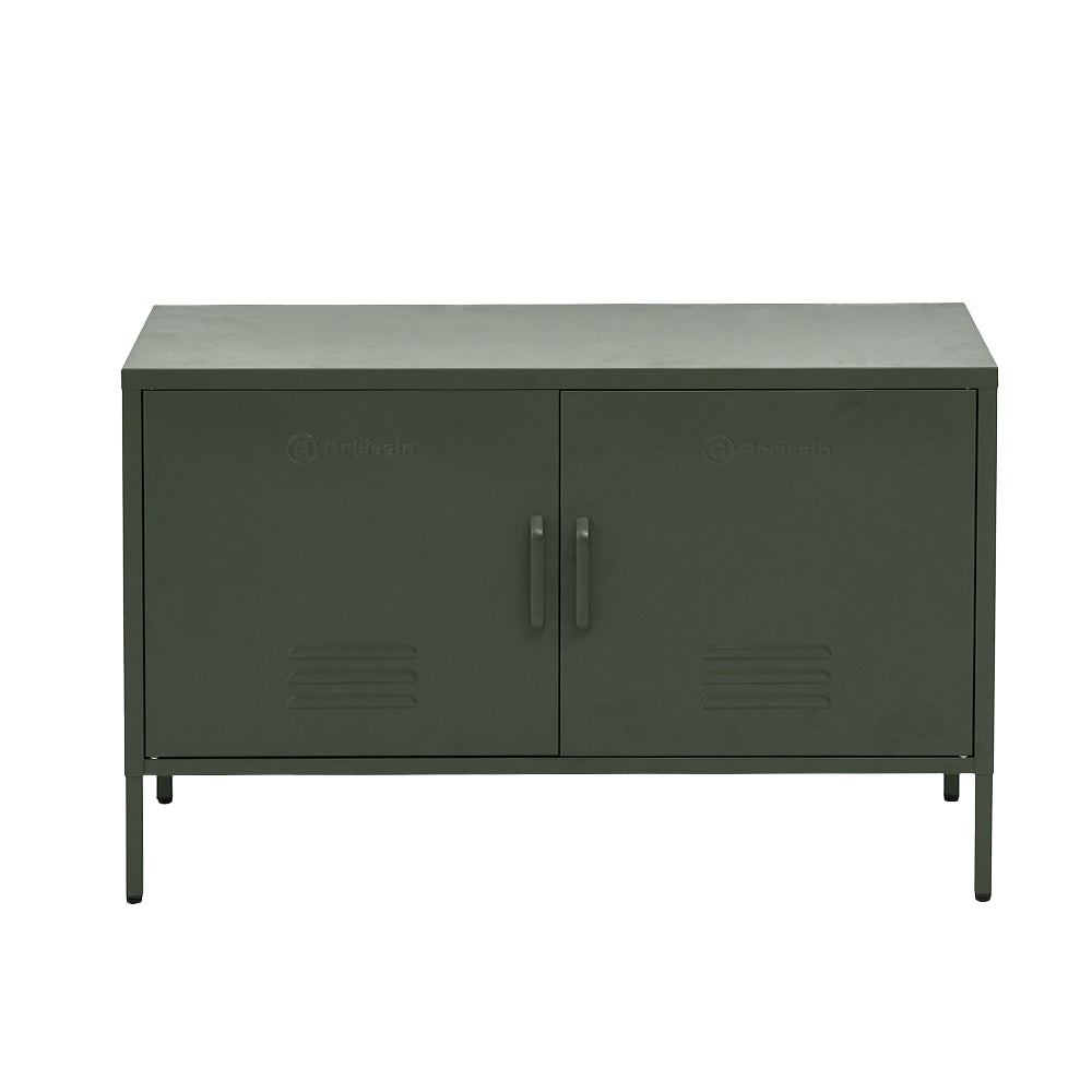 ArtissIn Sideboard Metal Cabinet Green