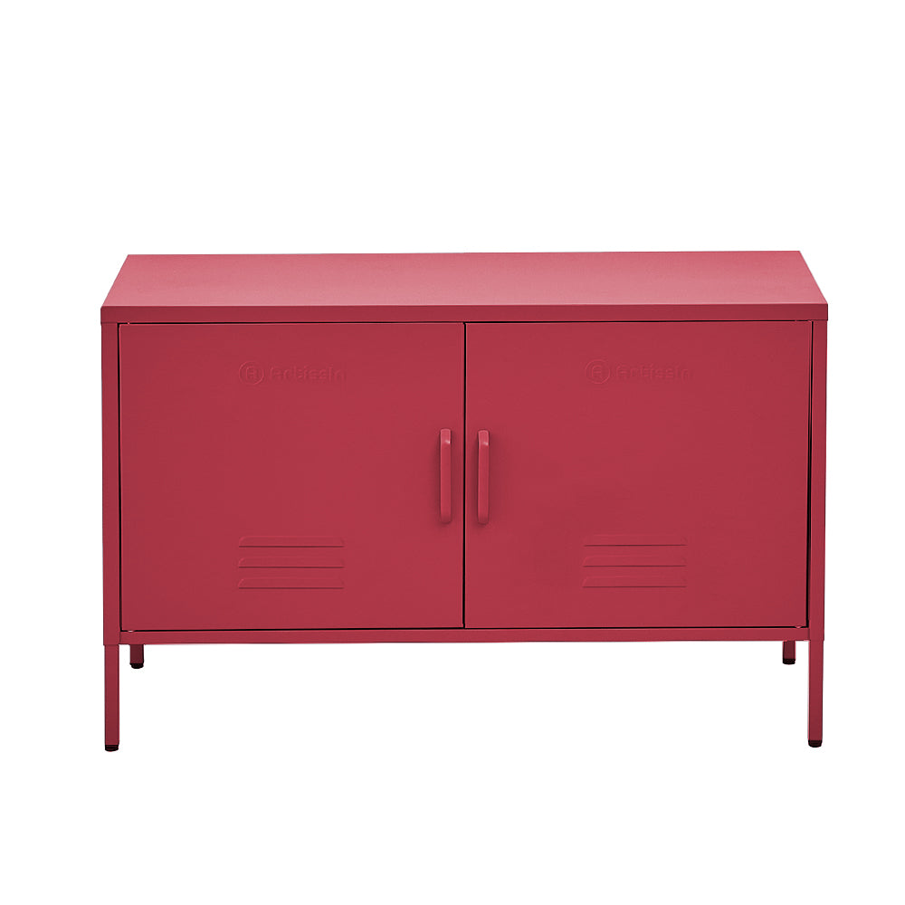 ArtissIn Sideboard Metal Cabinet Pink