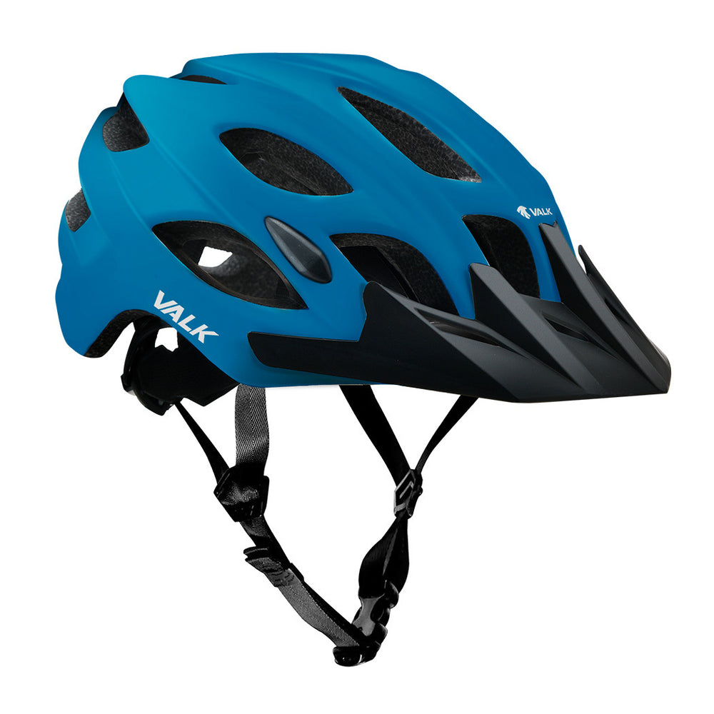 VALK Mountain Bike Helmet Small 54-56cm Bicycle MTB Cycling Safety Accessories - Blue