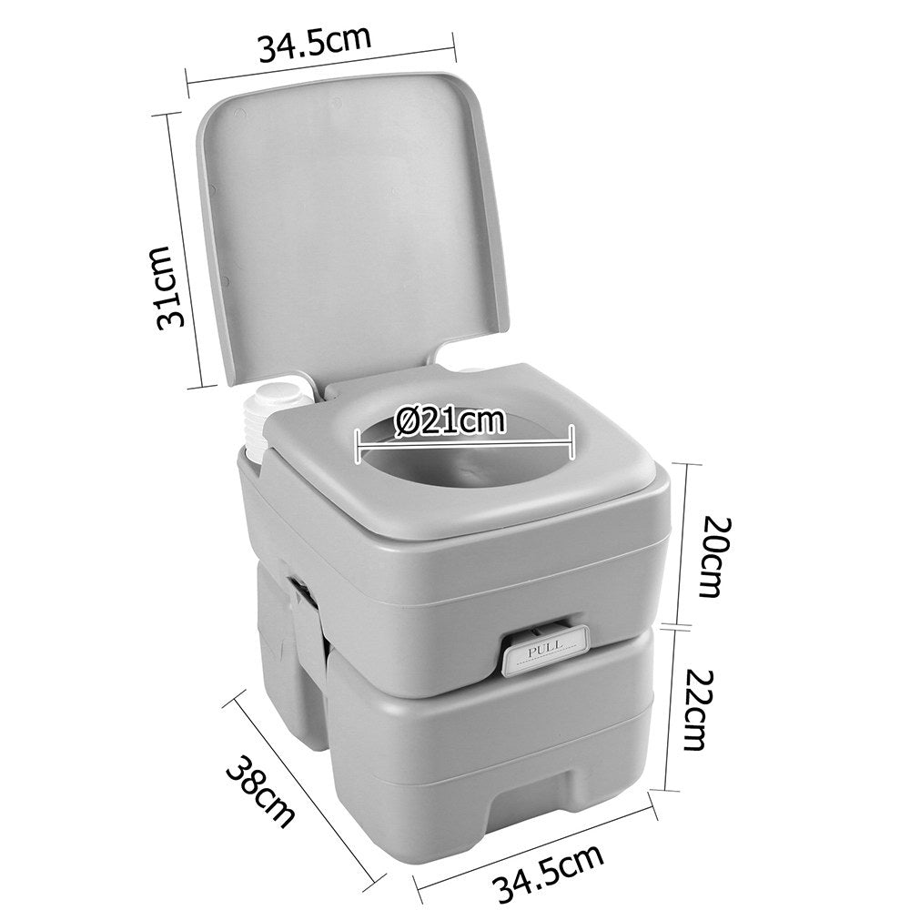 Weisshorn 20L Portable Outdoor Camping Toilet