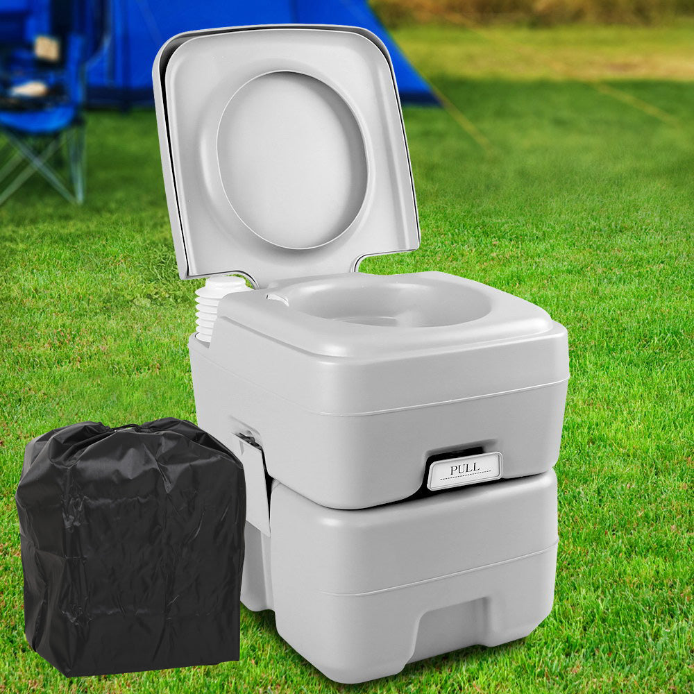Weisshorn 20L Portable Camping Potty Caravan With Bag