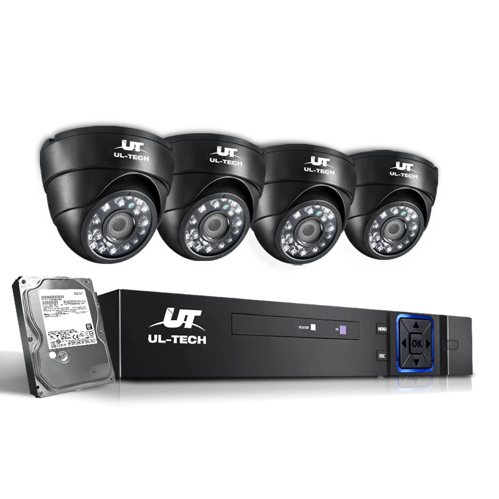 UL-TECH Security Camera System 8CH 4 2TB
