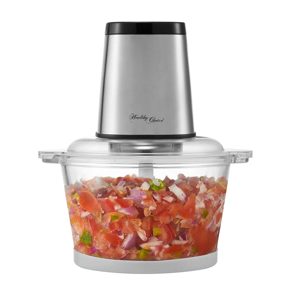 Healthy Choice Large Powerful Food Chopper/ Stainless Steel/ 2kg Capacity/ 300W