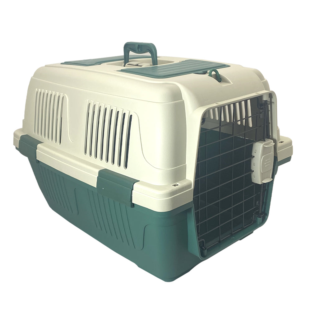 Showmaster Large Deluxe Plastic Pet/Cat/Dog Transport Carrier Assorted