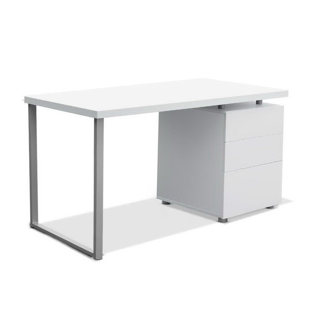Artiss Computer Desk with 3 Drawers White