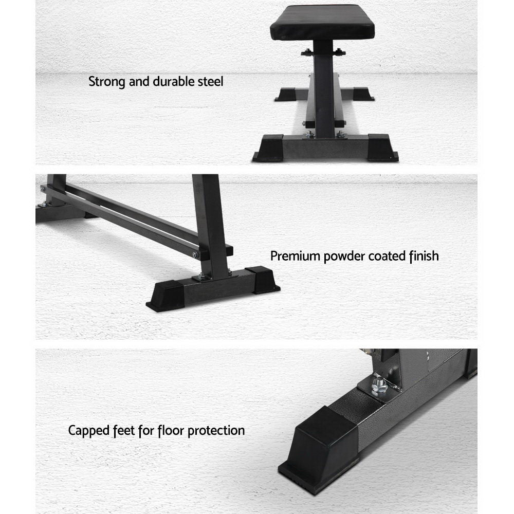 Everfit Adjustable Flat Weight Bench