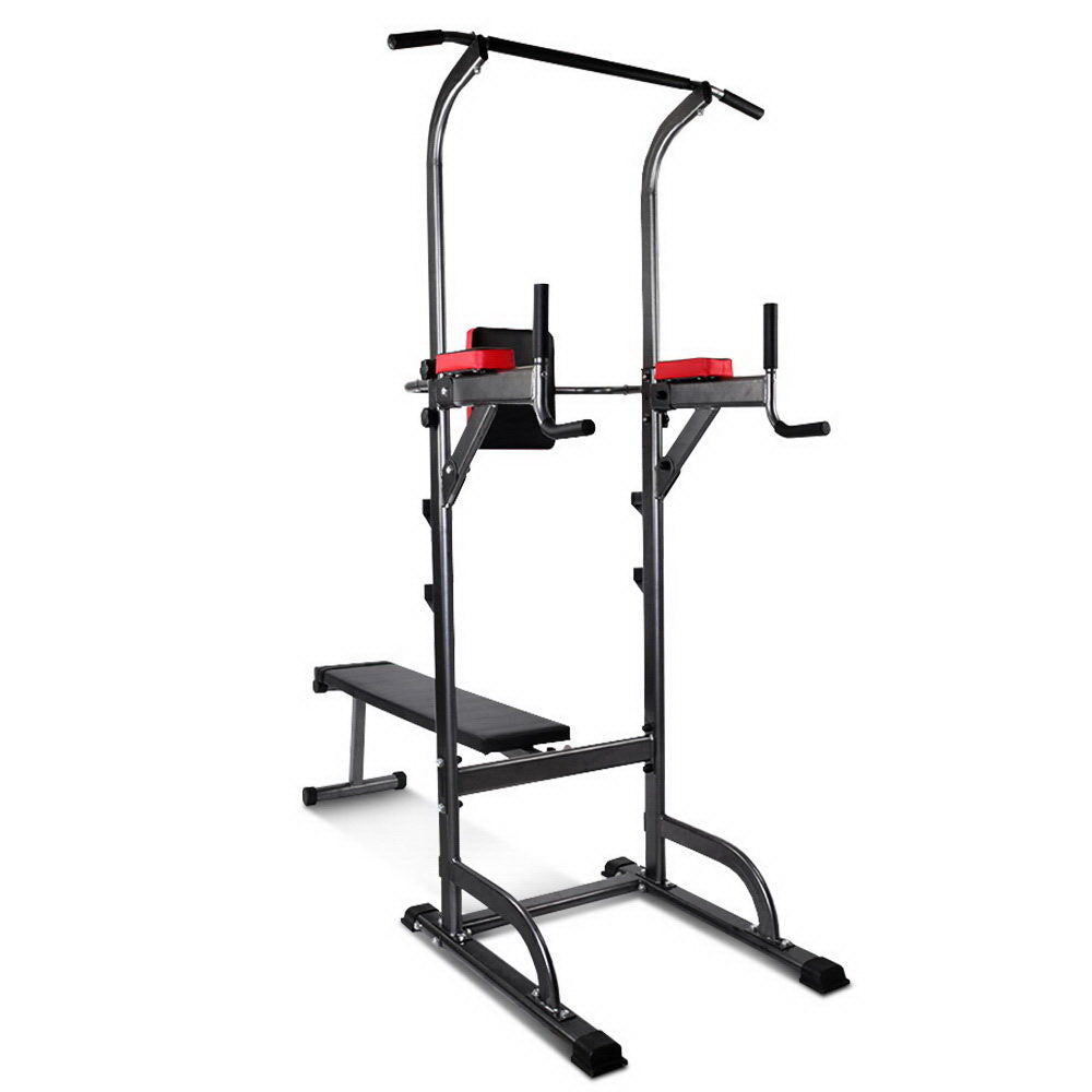 Everfit Chin-Up Flat Bench Station