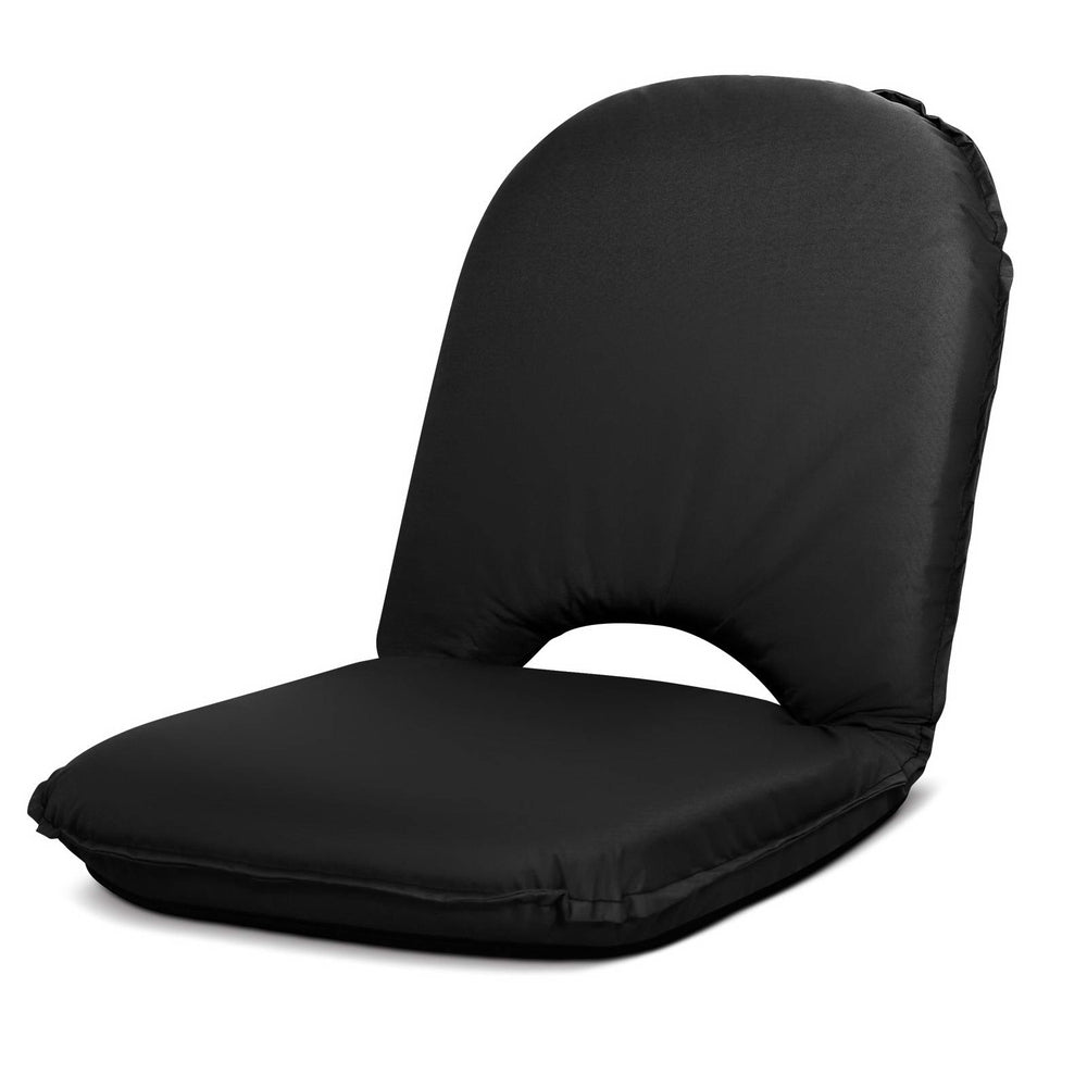 Artiss Foldable Beach Sun Picnic Seat Black