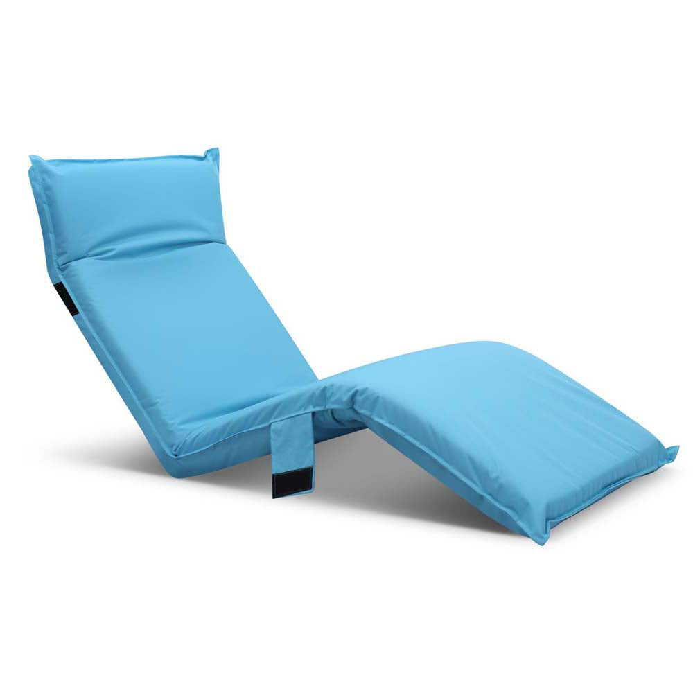 Artiss Adjustable Beach Sun Pool Lounger Blue