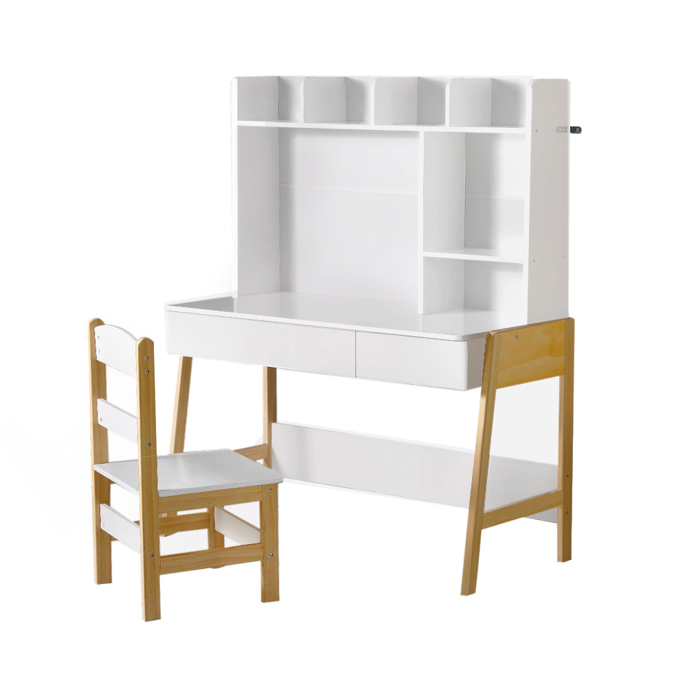 Keezi Kids Storage Desk with Drawer Set