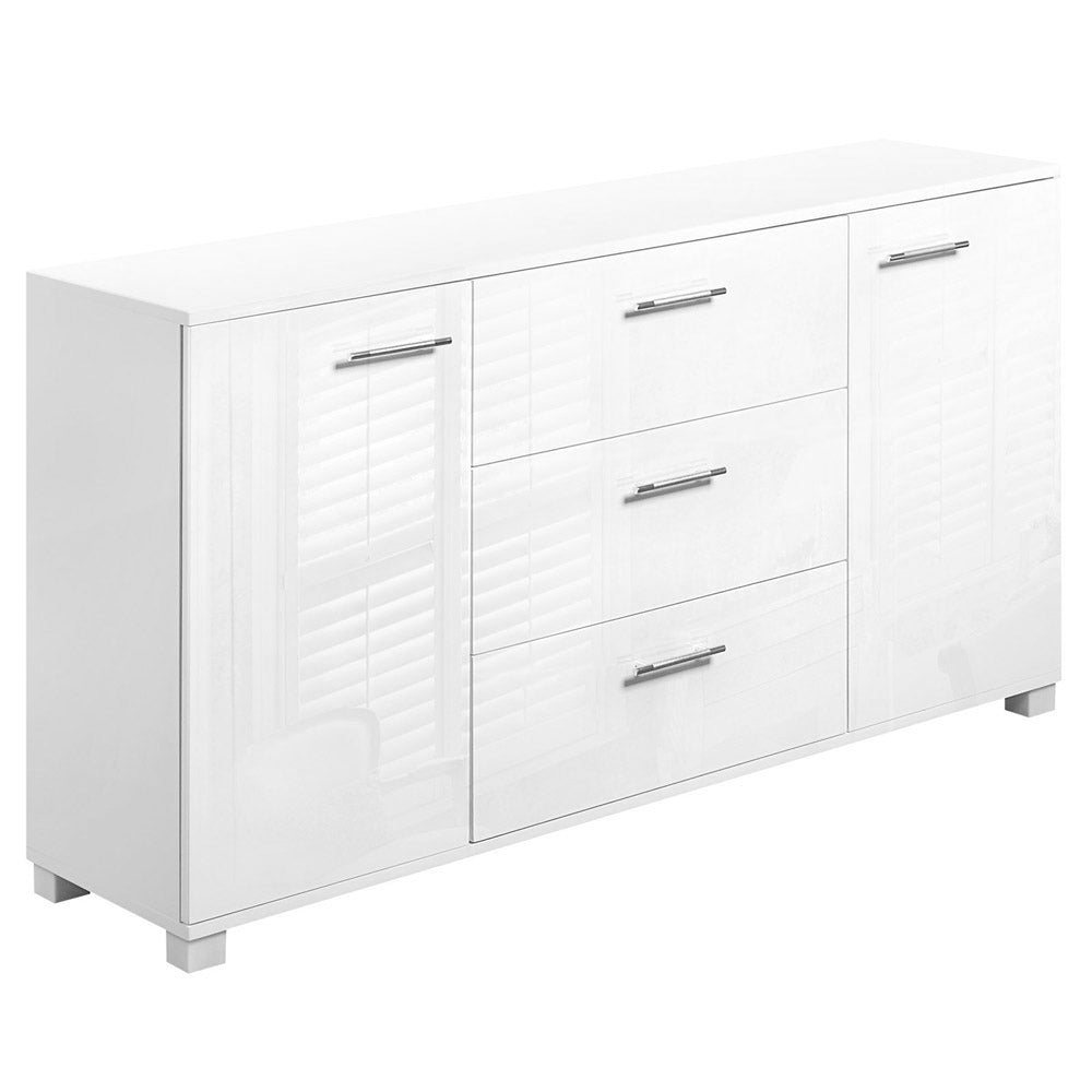 Artiss High Gloss Sideboard Cabinet White
