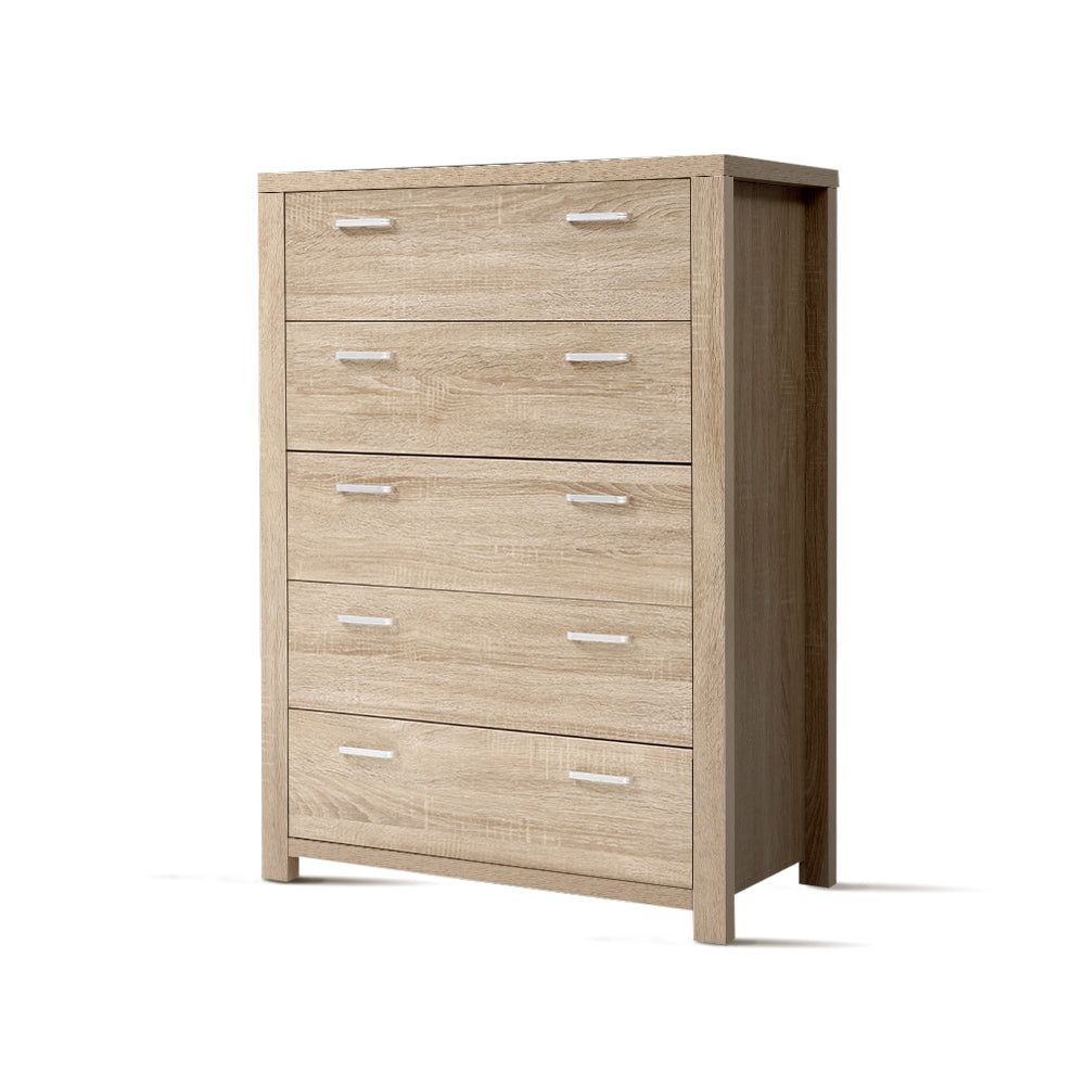Artiss 5 Chest of Drawers Tallboy Wood