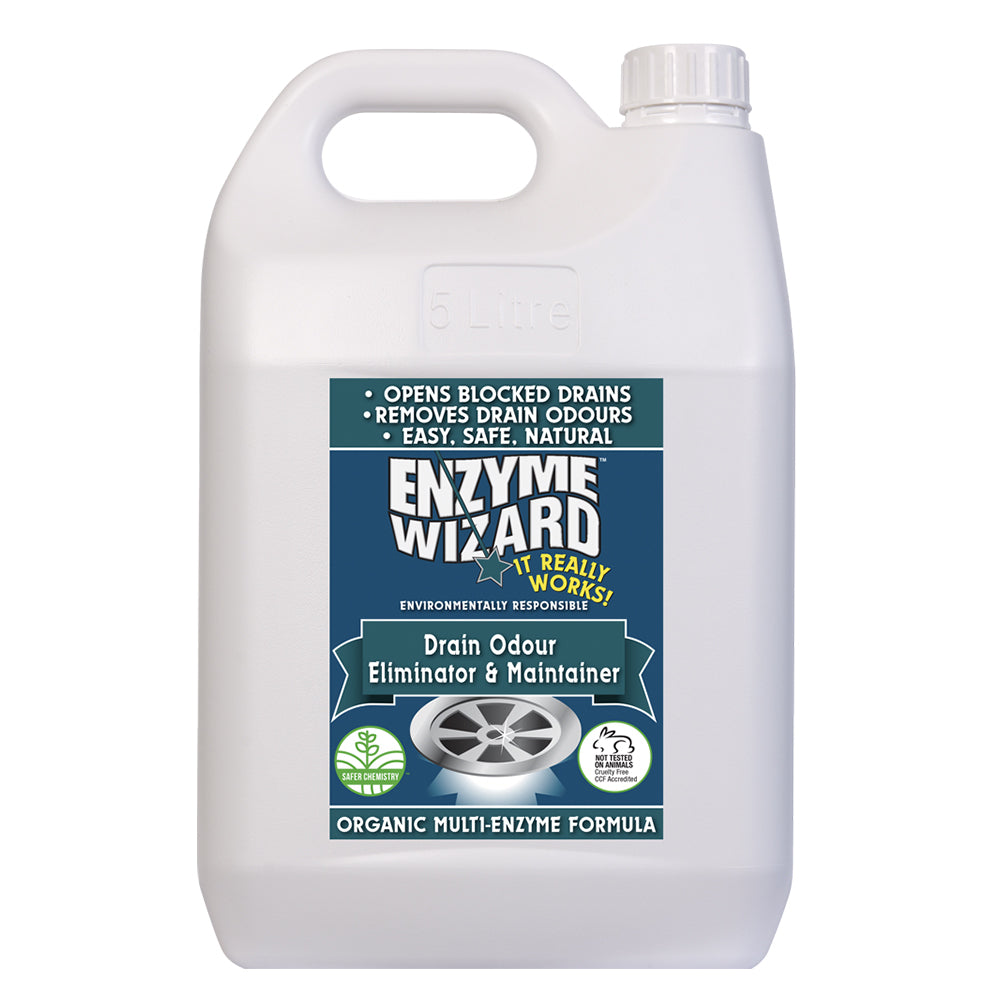 Enzyme Wizard 5L Drain Odour Eliminator &amp; Maintainer