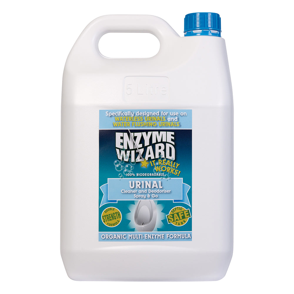 Enzyme Wizard 5L Urinal Liquid Cleaner &amp; Deodoriser