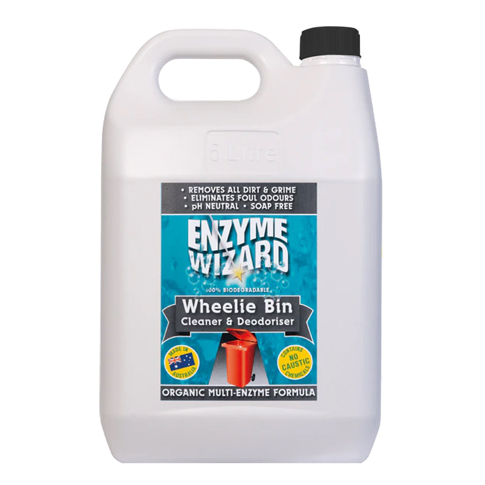 Enzyme Wizard Wheelie Bin Cleaner &amp; Deodoriser 5L