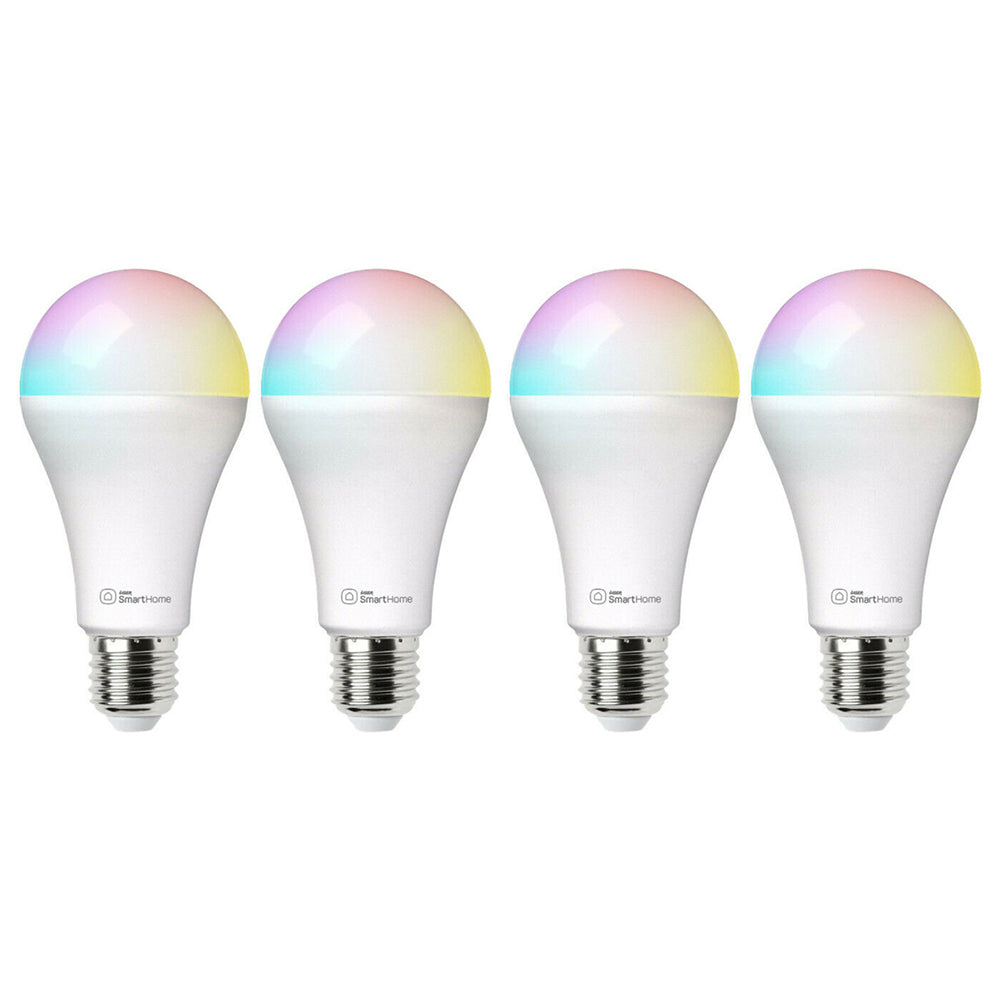 4PK Laser 10W E27 Smart RGB LED Bulb