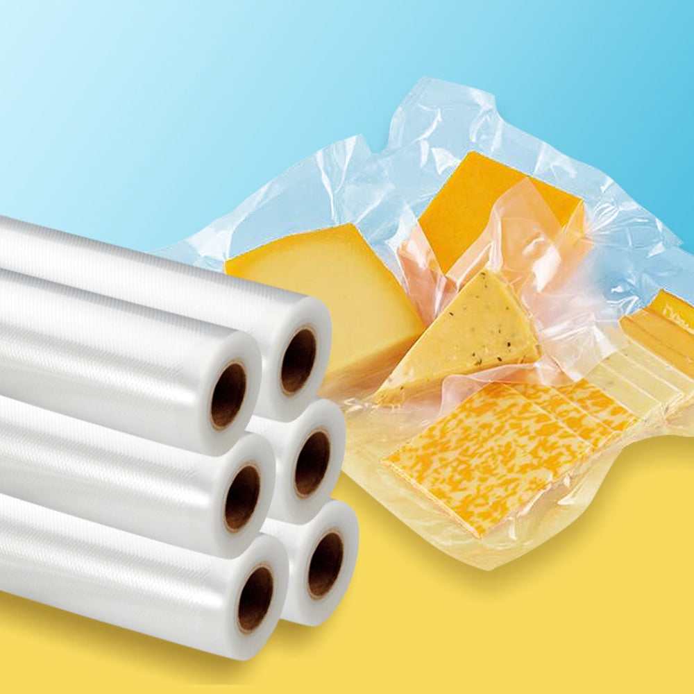 Toque 4 Rolls Vacuum Food Sealer Seal Bags Rolls Saver Storage Commercial Grade