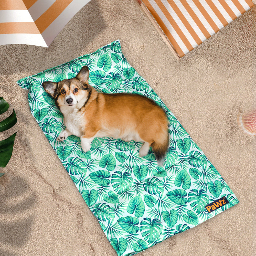 Pawz Pet Cooling Mat Cat Dog Gel Non-Toxic Bed Pillow Sofa Self-cool Summer M