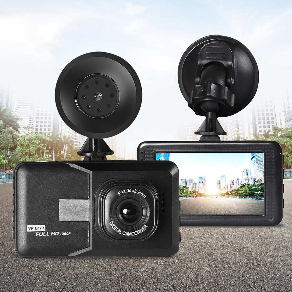Manan Car Dash Camera Cam 1080P FHD 3&quot;LCD Video DVR Recorder Camera 11 Languages