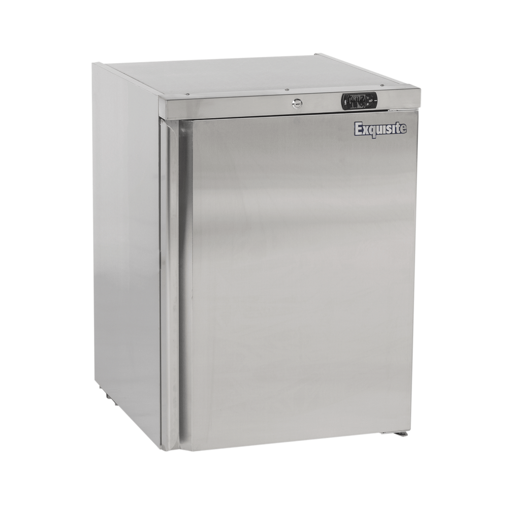 Exquisite MC200H One Solid Door Underbench Storage Commercial Refrigerators 140 Litre