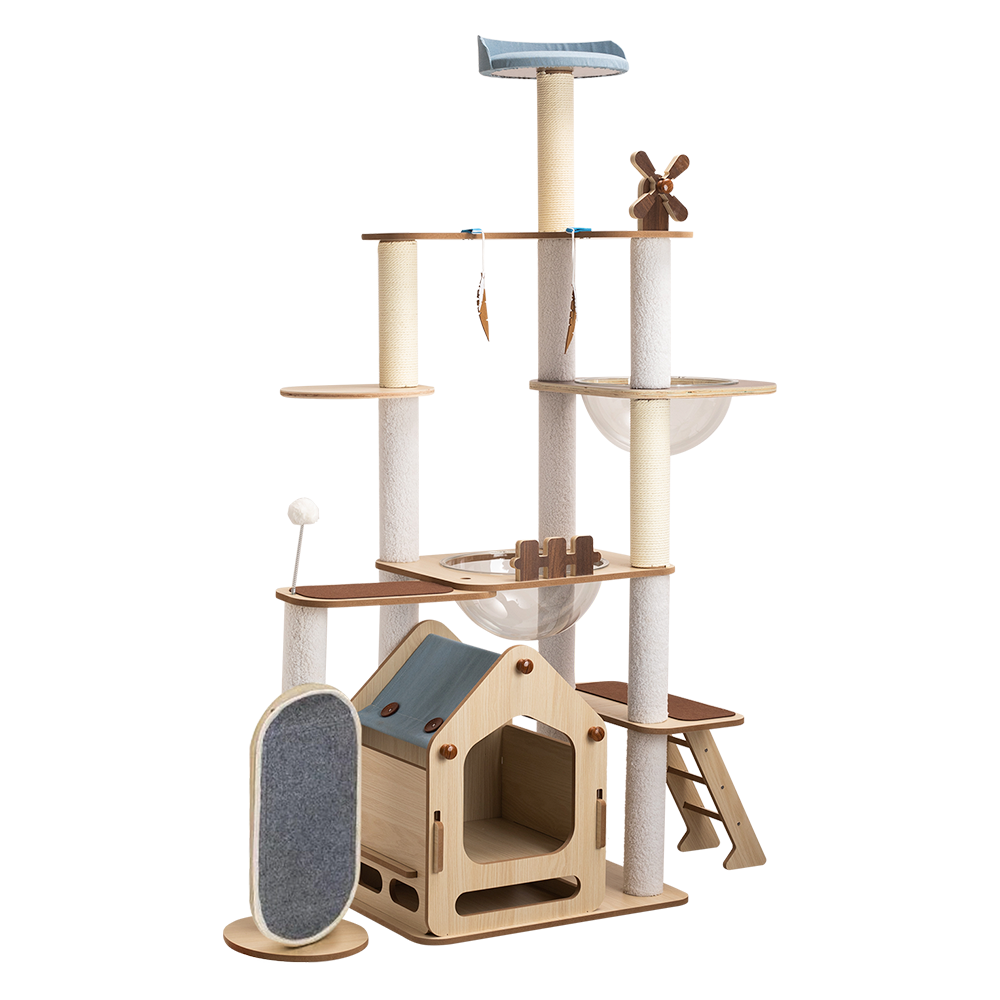 Furbulous 1.67cm Cat Tree Mega Cat Tower and Scratching Post - Windmill style