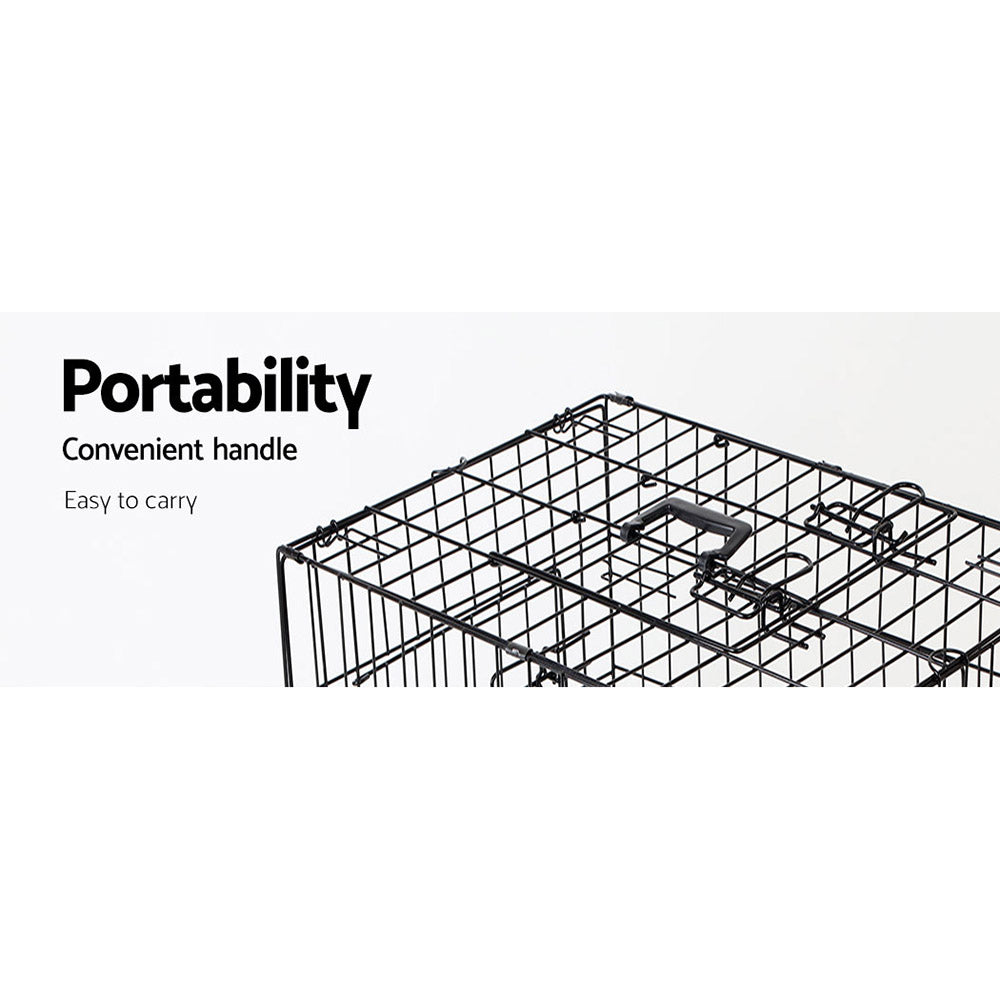 i.Pet 48 Inch Portable 3 Doors Dog Cage