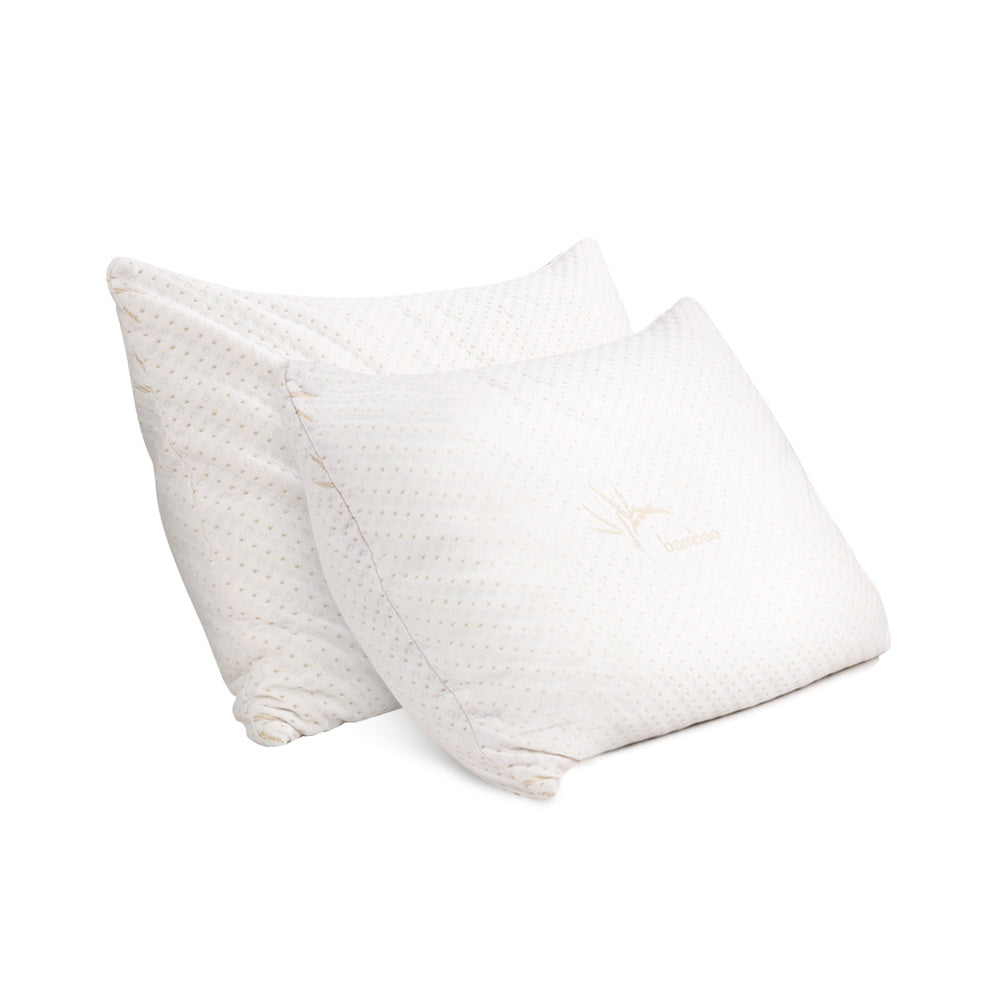 Giselle Bedding 2x Single Bamboo Memory Foam Pillow