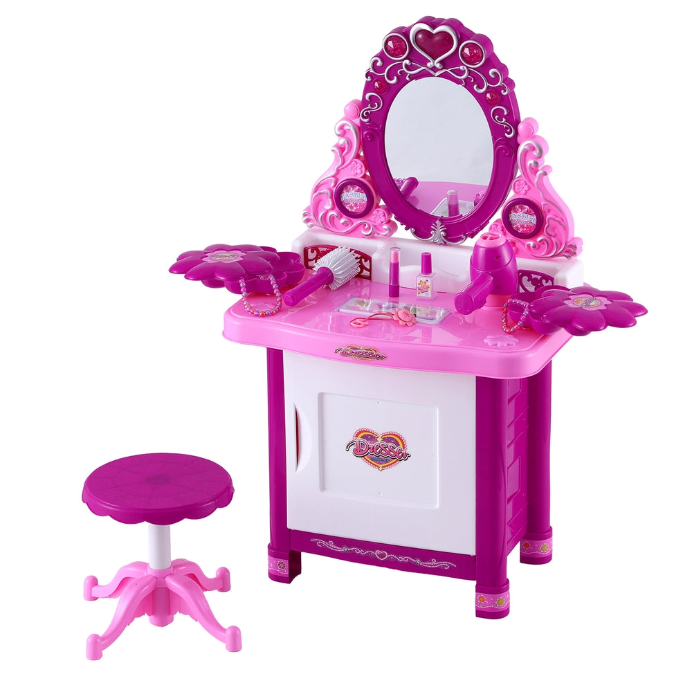 Keezi 30 Piece Kids Dressing Table Pretend Play Toy