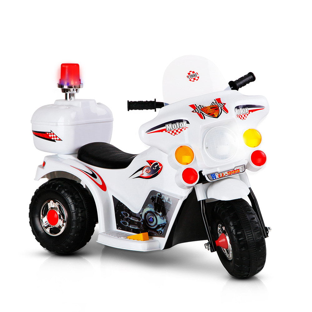 Rigo Electric Ride On Motorcycle 6V White