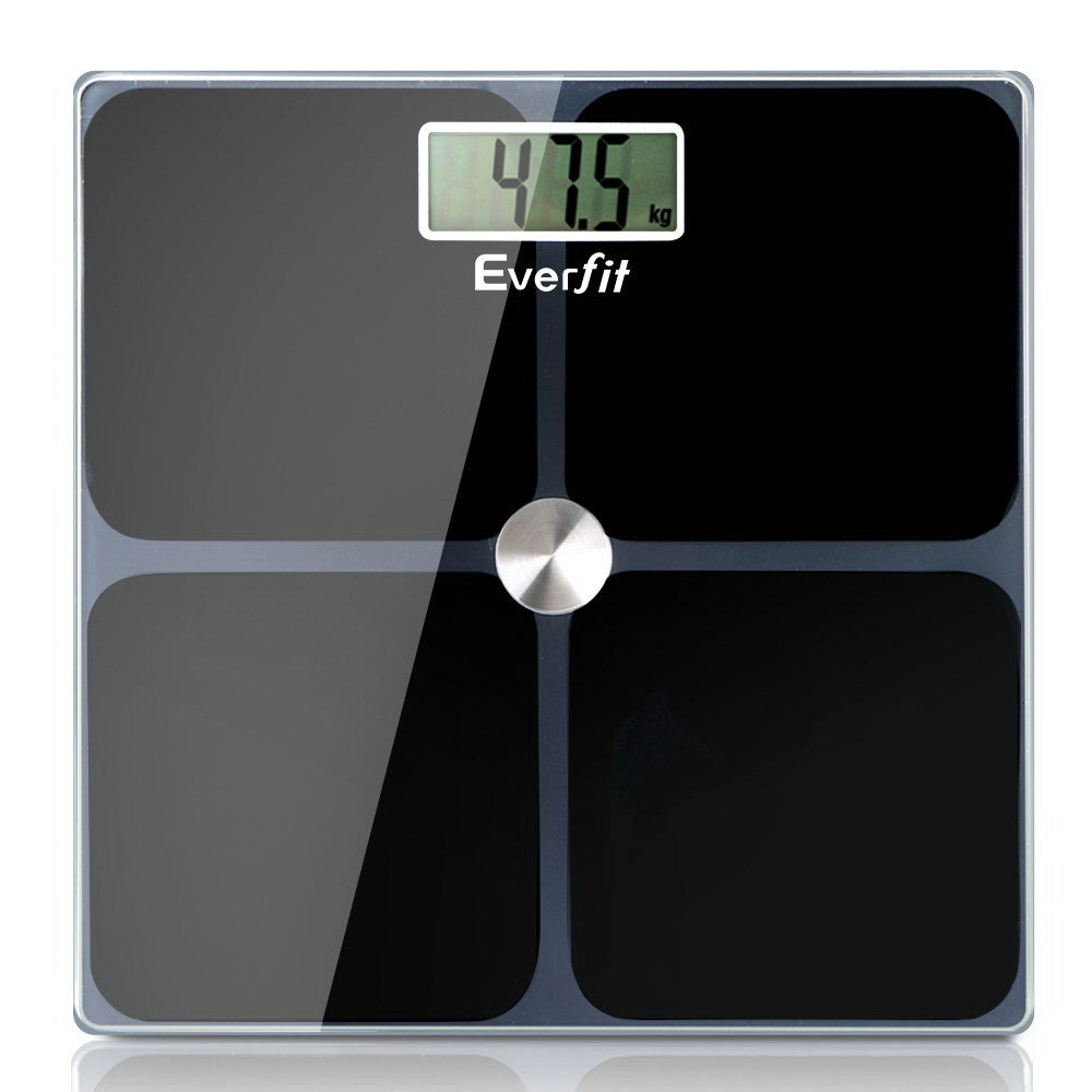 Everfit Digital Body Fat Weighing Scale - Black
