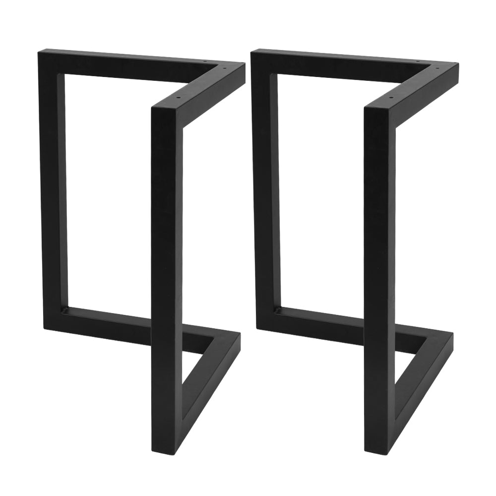 Artiss 2x Trapezoid Metal Table Legs 71CM