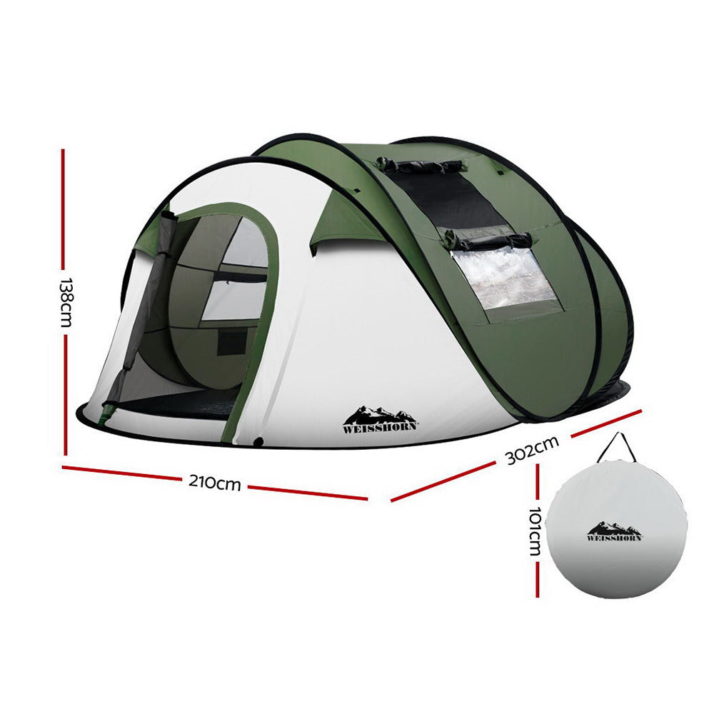 Weisshorn Instant Up 4-5 Person Camping Tent