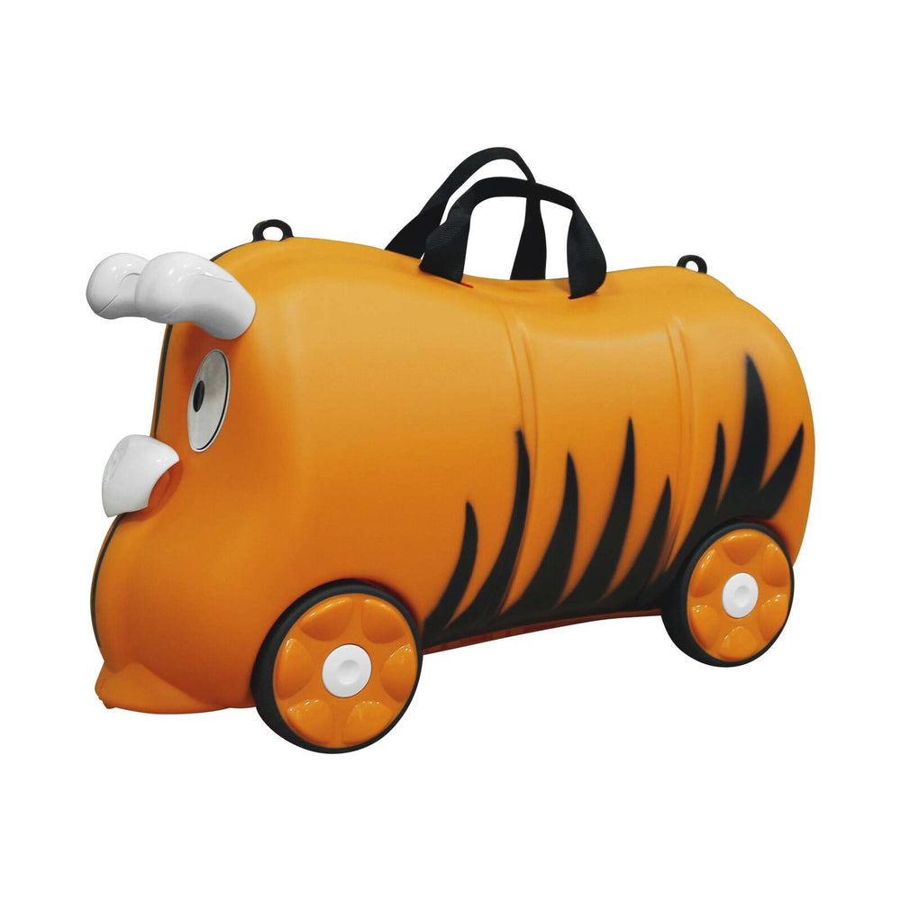 Lenoxx Kids 18L Travel Cabin Luggage w/ Trolley Ride On Wheel Suitcase (Orange)