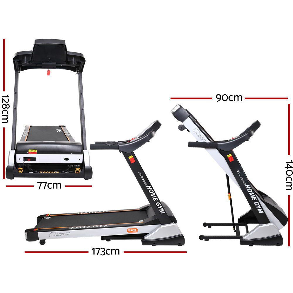 Everfit Electric Incline Treadmill 480mm Belt 18kmh