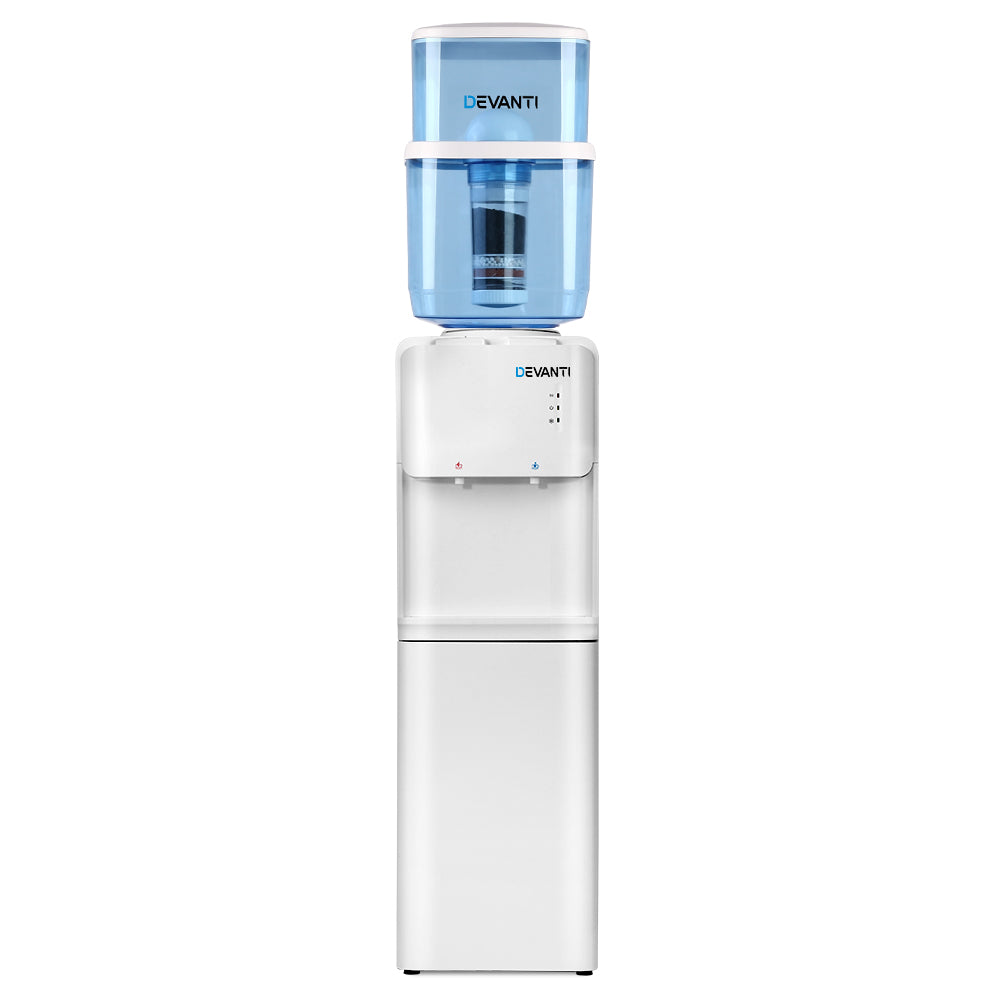 DevantiWater Cooler Dispenser with 22L Bottle White