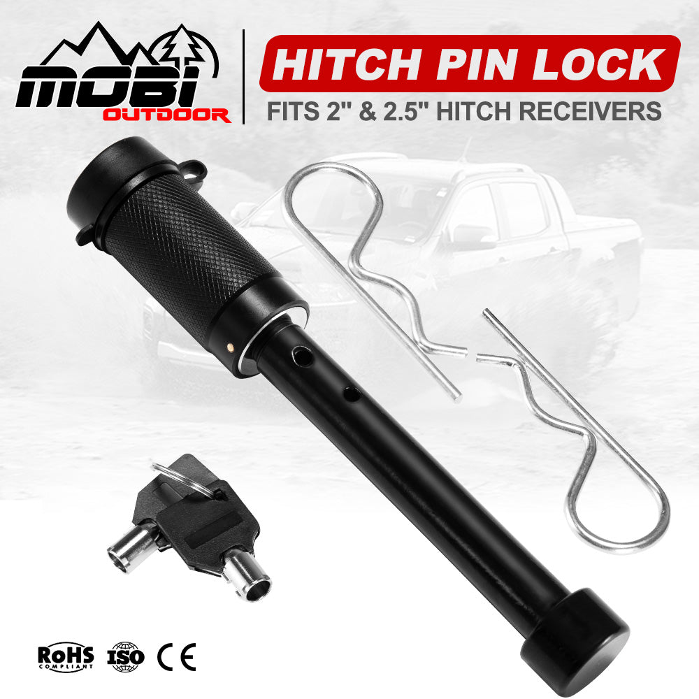 Hitch Pin Lock S Type Tow Bar Ball Trailer Parts Anti Theft 4WD 4X4 Caravan
