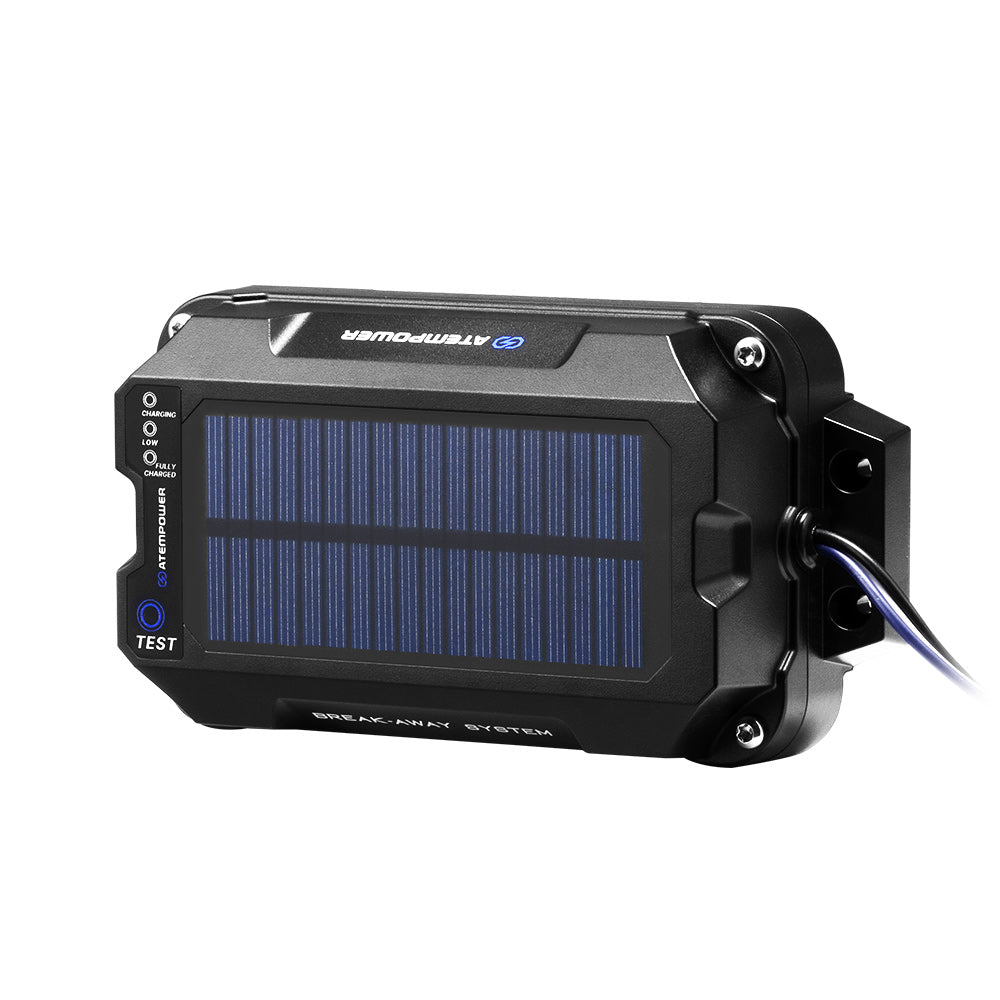 Atem Power Break Away System with Battery&amp; Switch Solar Trailer Electric Brake