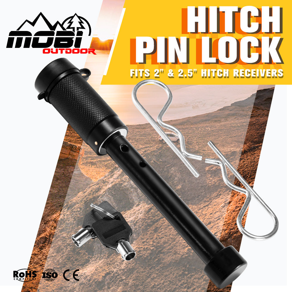 Hitch Pin Lock S Type Tow Bar Ball Trailer Parts Anti Theft 4WD 4X4 Caravan