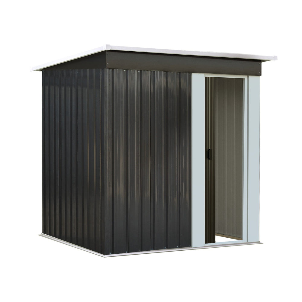 Livsip Garden Shed Outdoor Storage Sheds 1.62x0.86M Workshop Cabin Metal House