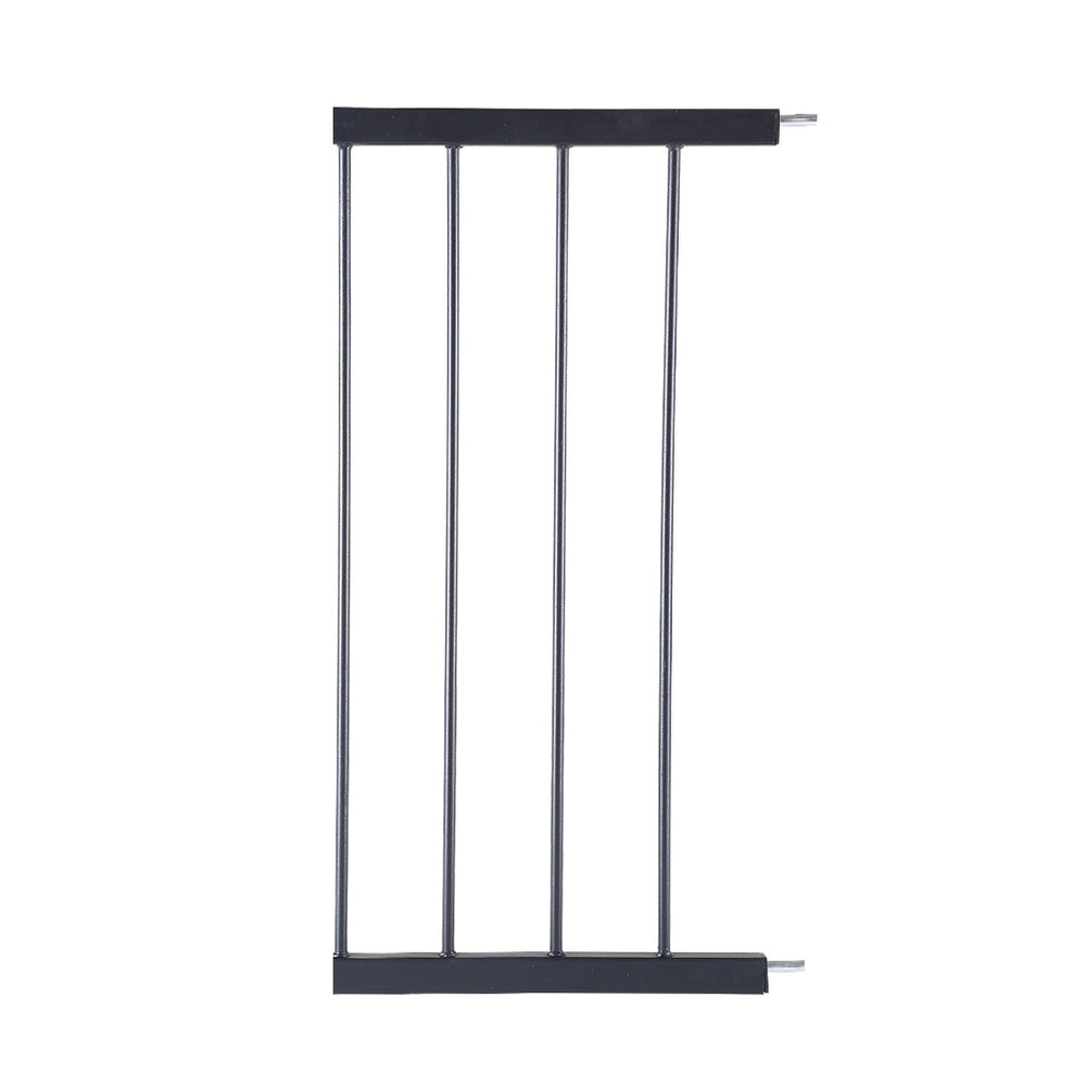 Levede Baby Safety Gate Adjustable Pet Stair Barrier 30cm Door Extension Black