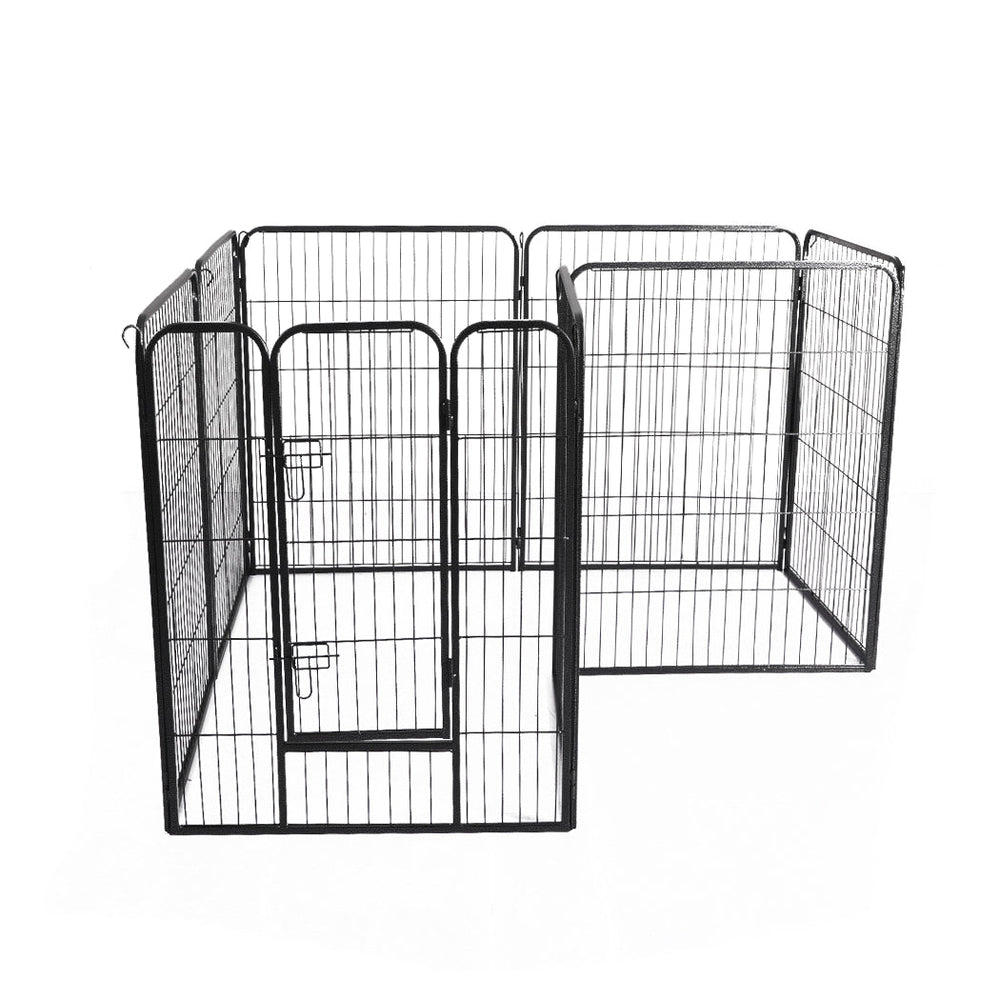 Pawz 8 Panel Pet Dog Playpen Puppy Exercise Cage Enclosure Fence Cat Play Pen 48&#39;&#39;
