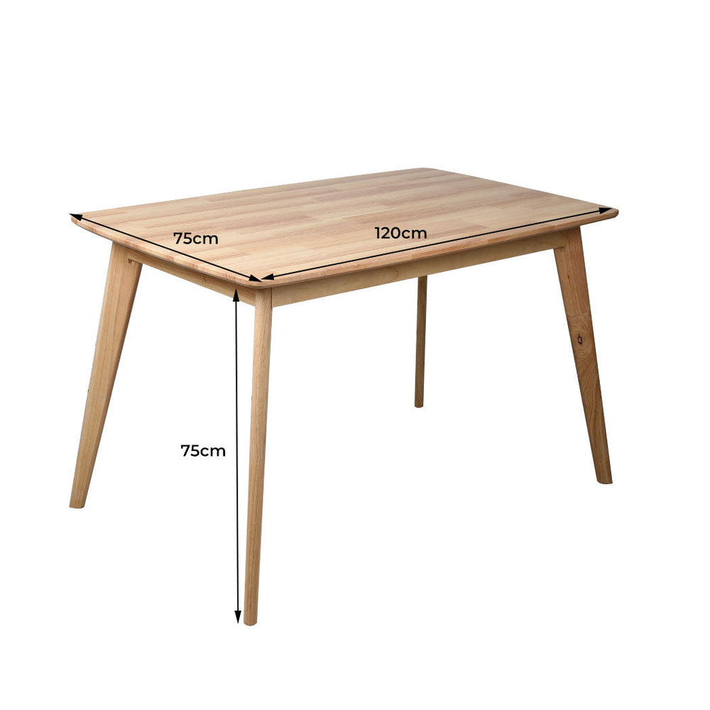 Levede Dining Table Coffee Tables Industrial Wooden Kitchen Modern Natural Oak