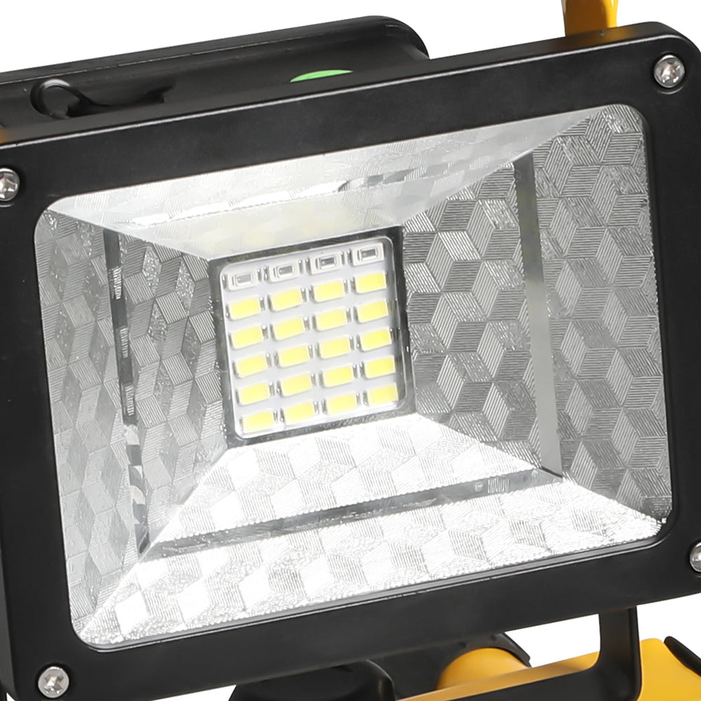 Traderight Group  Emitto LED Portable Flood Light Outdoor 30W Rechargeable Spotlight 2400LM 3 Mode